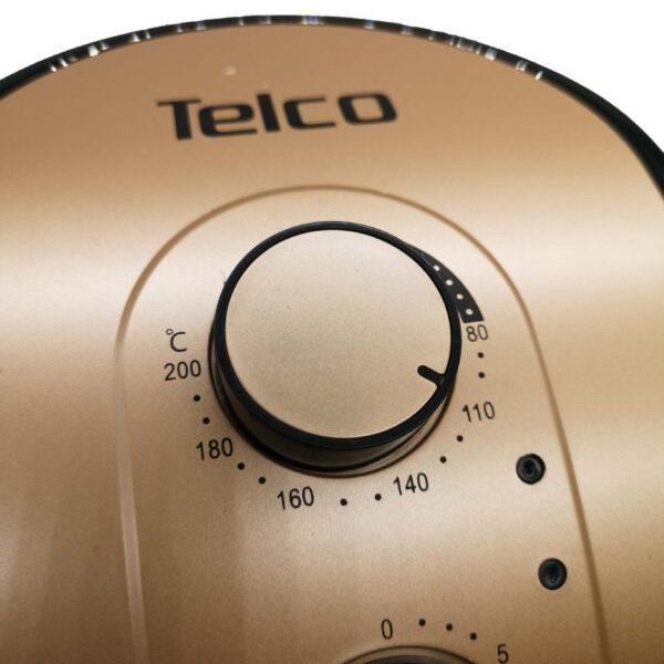 Telco Φριτέζα Αέρος 1200W με Αποσπώμενο Κάδο 4L - Ρυθμιζόμενο Θερμοστάτη 0-200°C & Χρονοδιακόπτη